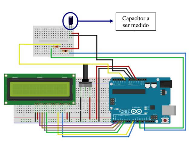 O que é Arduino usado como capacímetro